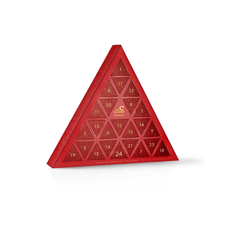 Its caramel julekalender rød