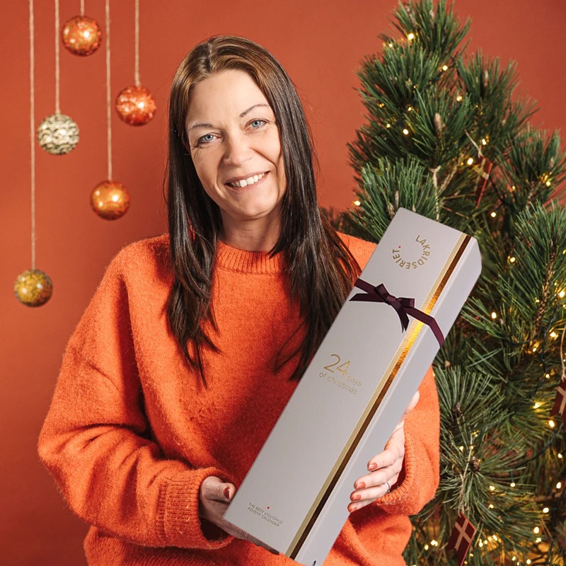 lakridseriet julekalender 360g lys grå 1