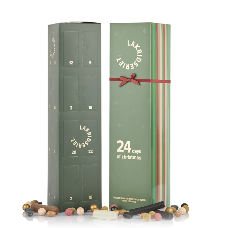 lakridseriet julekalender 500g grøn